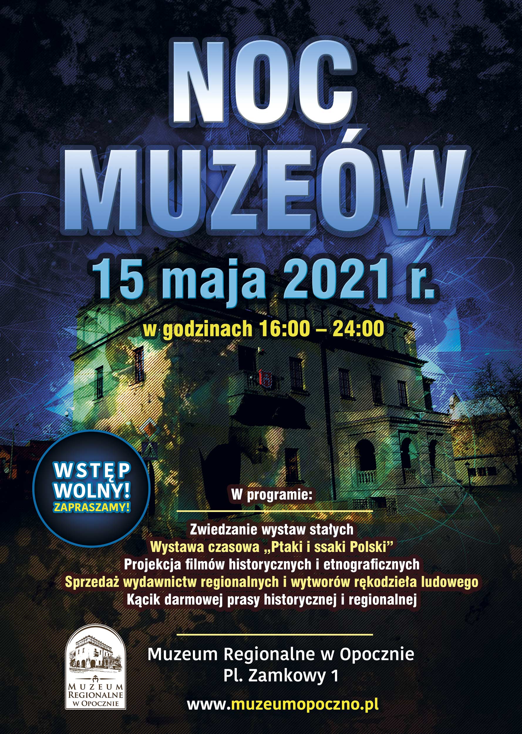 Plakat - Noc muzeów